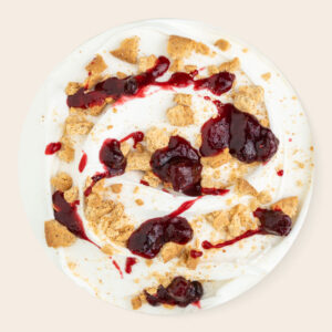 Chesecake con frutti rossi